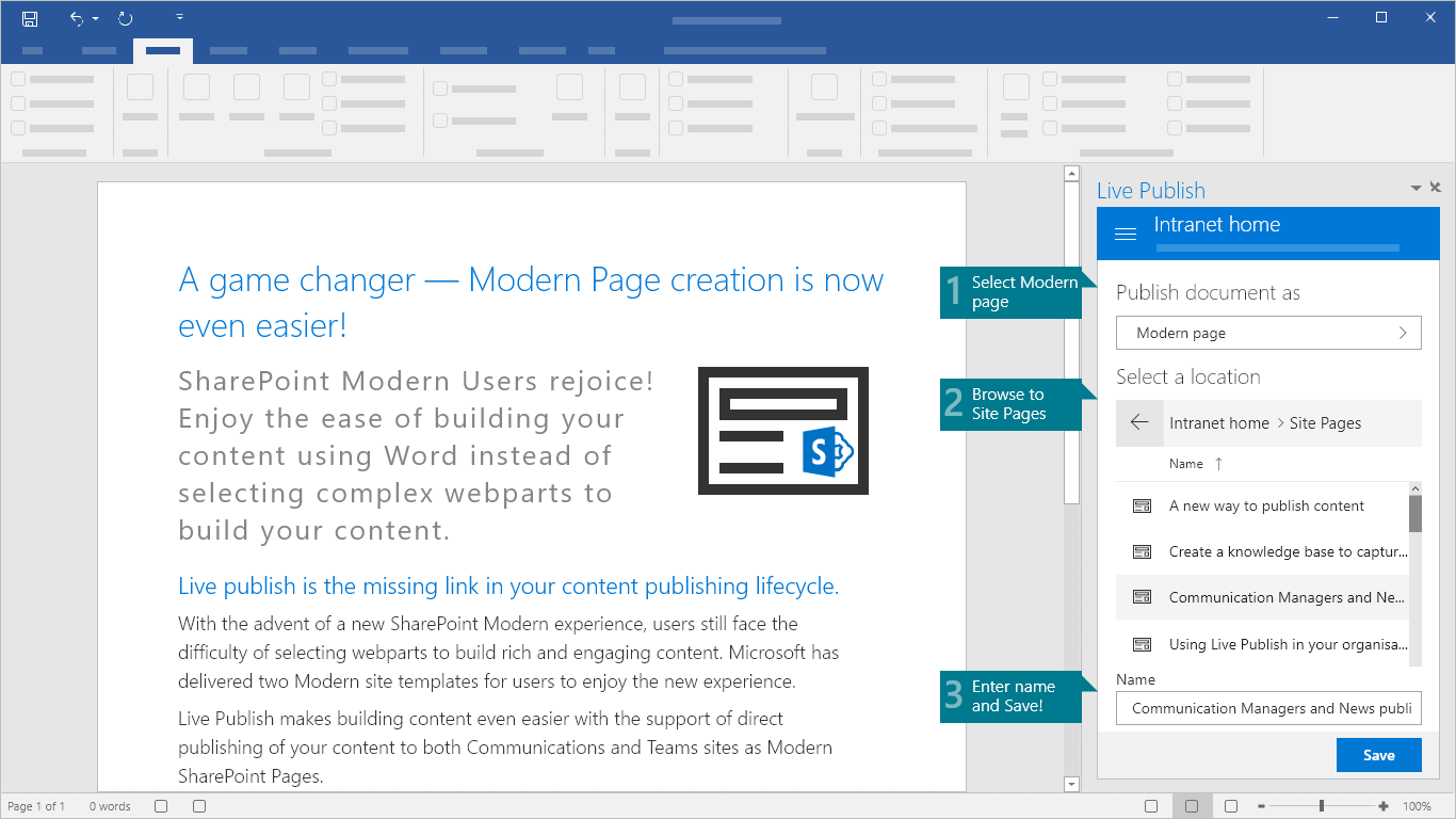 Modern Page