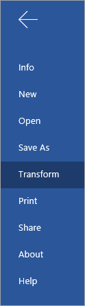 sway-transform